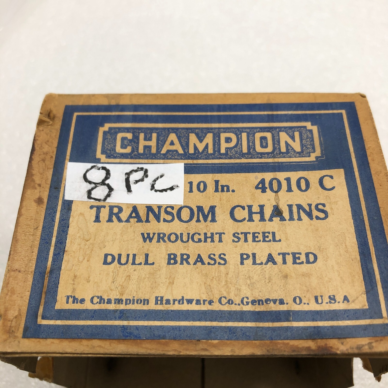 10" ADJUSTABLE steel Chain support transom window brass bracket door stay