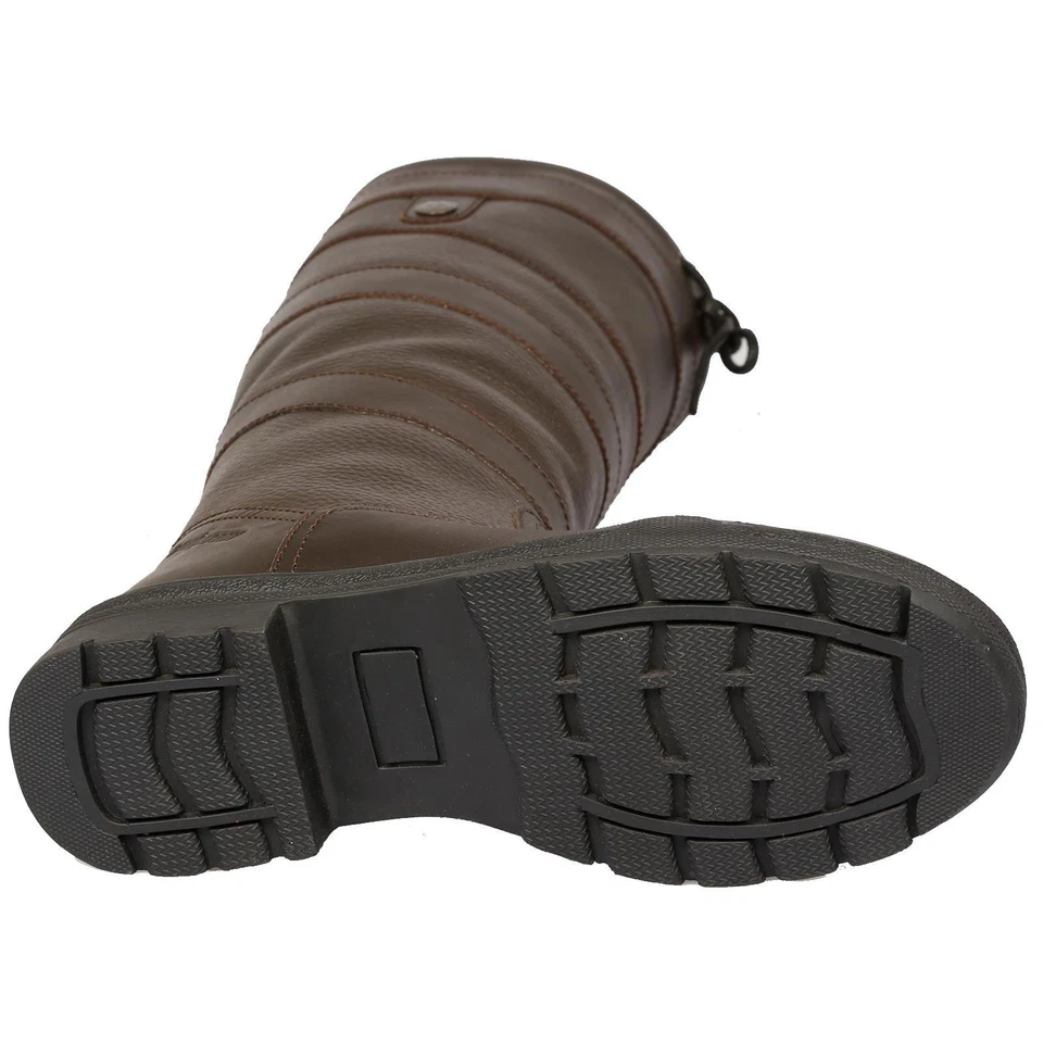 Ladies Riding Country Boots Leather Waterproof Walking Shoes for Men & Women - Image 3 of 4