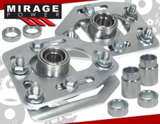 For 79-89 Fox Body Mustang Svt Adjustable -2.0 Caster -3.0 Camber Plate Pair