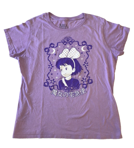 Studio Ghibli Kiki's Delivery Service Women M Pastel Purple T-Shirt Her Universe