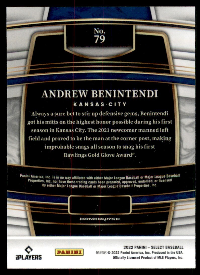 Andrewページ 2022 Panini Select #79 Andrew Benintendi | eBay