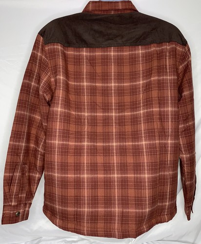 Scandia Woods Button Down Sherpa Lined Jacket Mens Size Medium - Picture 2 of 5