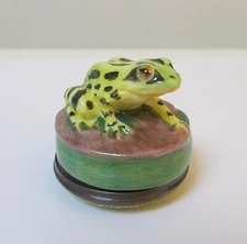 Halcyon Days Frog Bonbonniere Greek Proverb