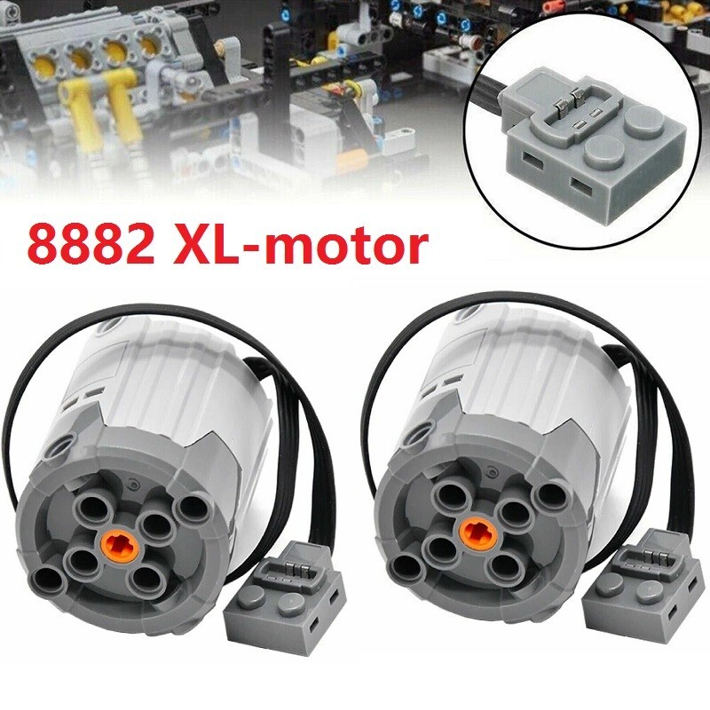 2PC XL-Motor 8882 Power Functions For LEGO Electric Assembled