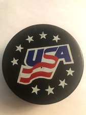 USA Hockey Puck