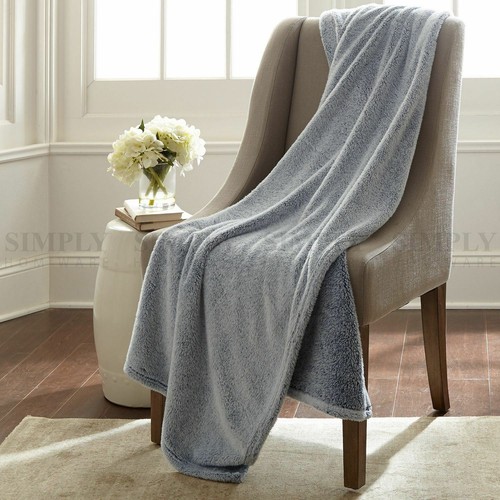 Blanket Throw Rug Fleece Bed Faux Fur Mink Large Plush Red Grey Blue Black Pink - Picture 3 of 20