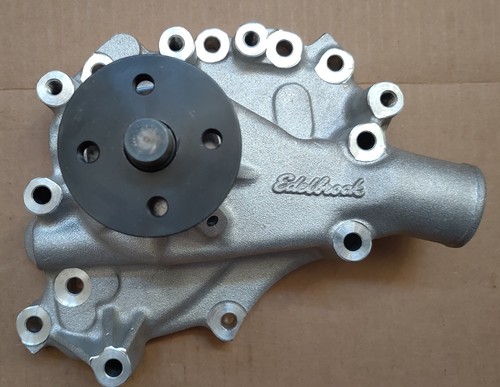 NEW EDELBROCK 70-79 FORD 351C-351M/400 ALUMINUM WATER PUMP SATIN #8844 - Picture 2 of 6