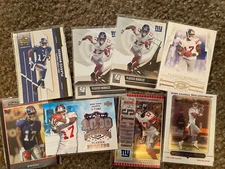 Plaxico Burress Trading Card Lot (8 Cards) New York Giants