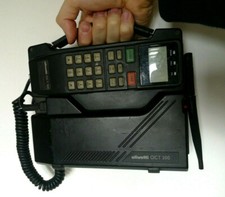 RARO telefono veicolare OLIVETTI Oct 100 Con Supporto Da Automobile Oct 200 