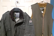 BARBOUR- A550 COWEN COMMANDO WAX COTTON JACKET & LINER -MADE IN UK - 42 - RARE