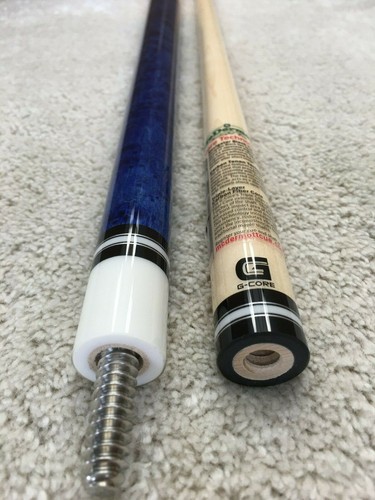 IN STOCK, McDermott G230 Pool Cue w/ G-Core, Wrapless, FREE HARD CASE (blue) - Picture 10 of 12