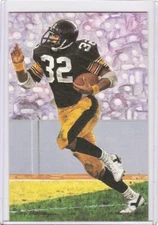1994 Franco Harris Goal Line Art Postcard Unsigned - Series 6 Six