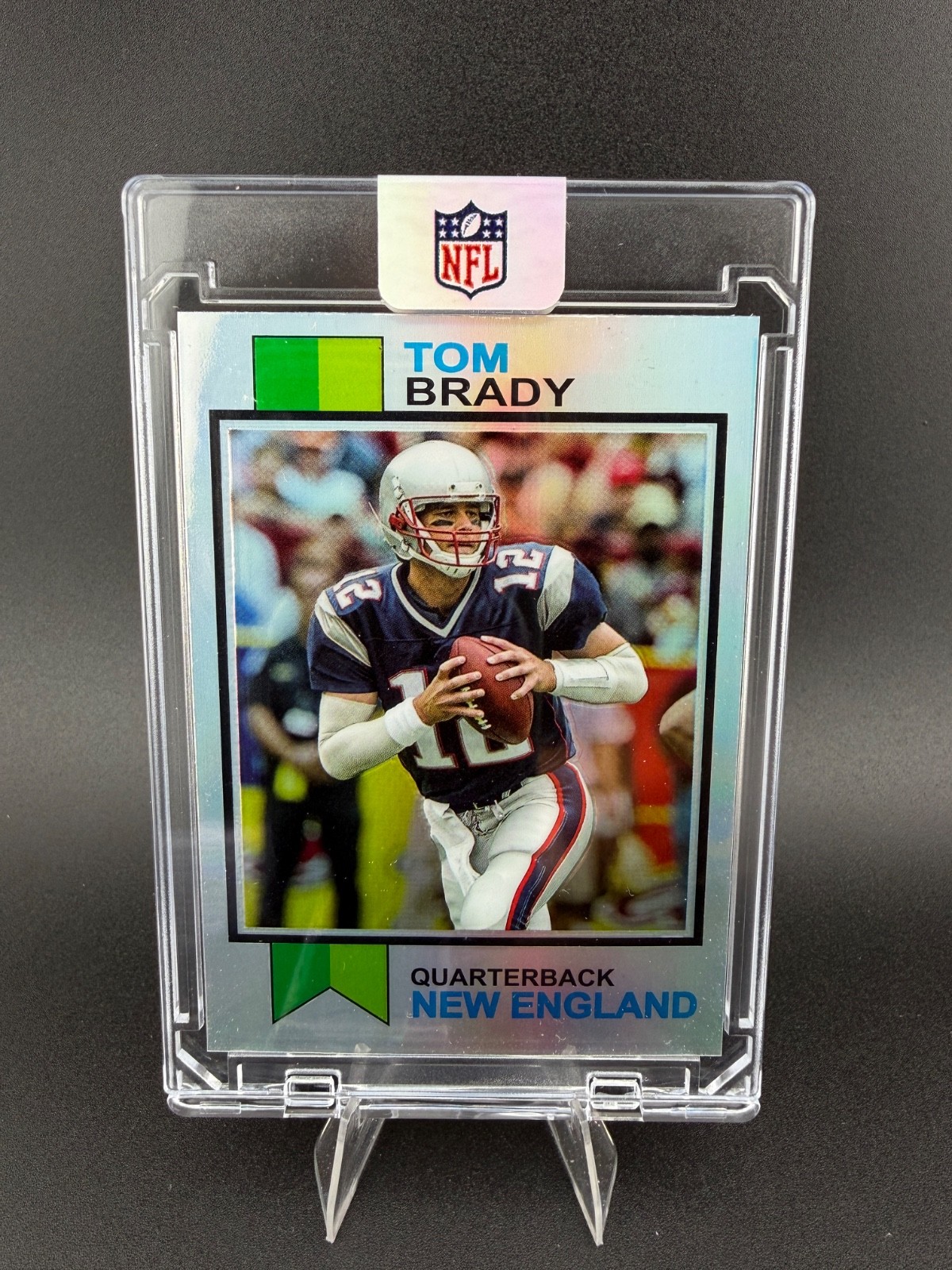 Tom Brady RARE RETRO REFRACTOR INVESTMENT CARD NEW ENGLAND PATRIOTS MINT