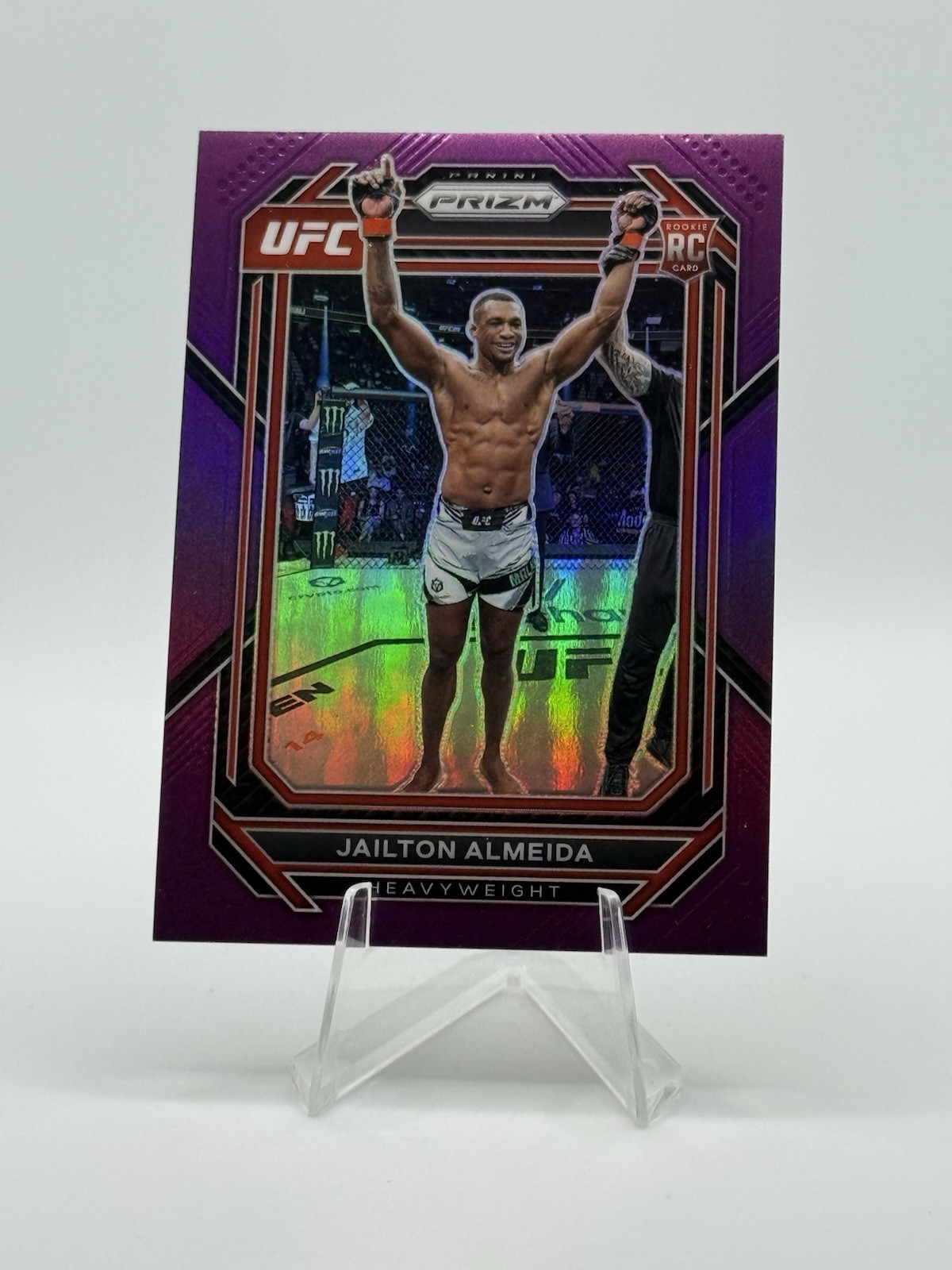 2023 Panini Prizm UFC JAILTON ALMEIDA Rookie RC #197 Purple /149