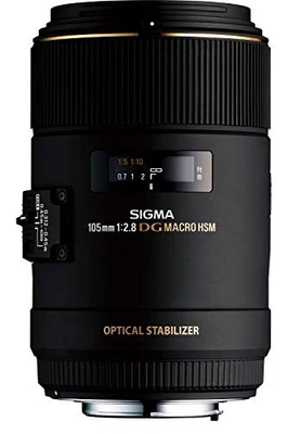Objectif macro Sigma 105 mm F2,8 EX DG OS H pour focale fixe Nikon monture F - Photo 1/4