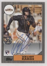 2022 Update 1987 Topps Baseball Black 164/199 Heliot Ramos #87BA-HRA Auto 1i3j