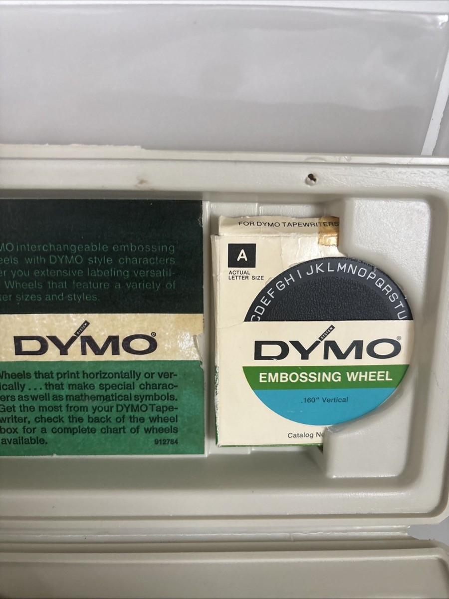 ■製品保証■【文字盤4個・美品】ダイモ DYMO 1570 英数 フル 1802 Vintage DYMO 1570 Chrome Heavy Duty Label Maker | eBay