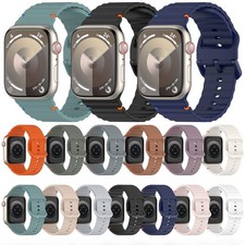 Soft Silicone Sports Band Strap For Apple Watch Series Ultra 3 11 10 9 8 7 SE 6