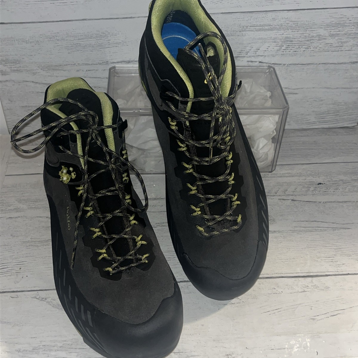 USED ASOLO Men\'s Eldo MID LTH GV  Graphite/Green Oasis, 8.5 Asolo - Eldo Mid LTH GV GTX- Men main image 4