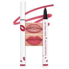 evpct Longwear Liquid Lip Liner Stain Marker Pen Long Lasting Waterproof, Pin...