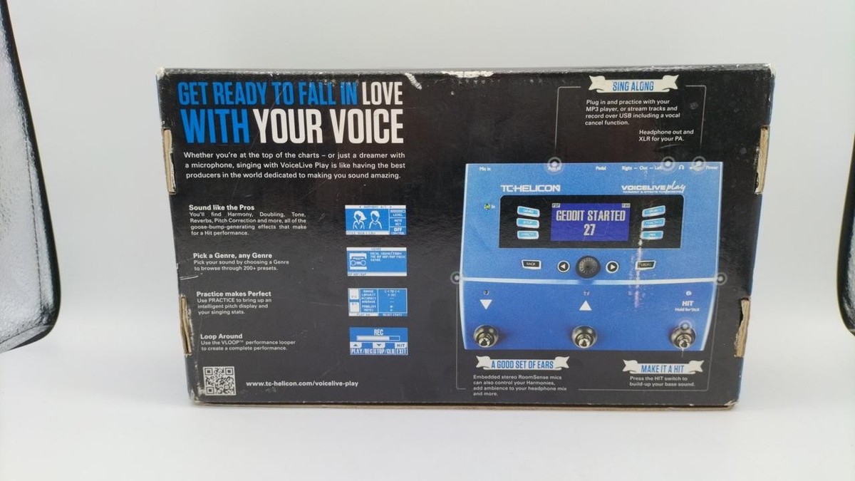 TC‑HELICON VoiceLive PLAY Vocal Effects Pedal with Harmony, Pitch