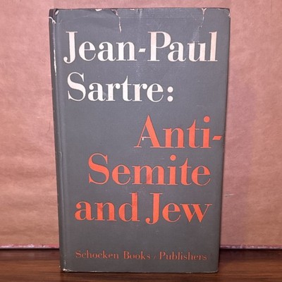 *TRUE FIRST PRINTING* Anti-Semite and Jew Jean-Paul Sartre 1948 Schocken HC W/DJ