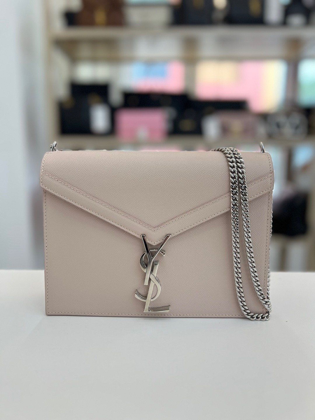 Saint Laurent Cassandra Borsa Catena Monogramma Rosa 532750 134752516