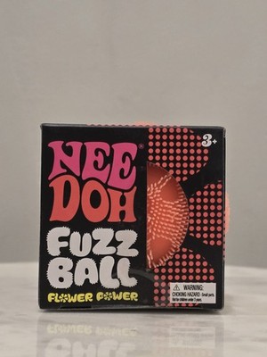 NeeDoh Orange Fuzz Ball Flower Power Nee Doh Squishy New In Box QTY