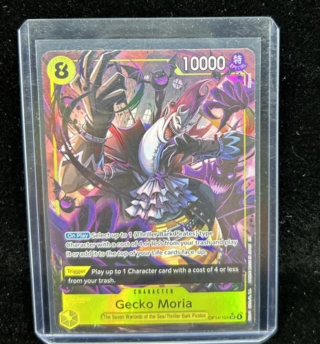 One Piece TCG English OP14-104 Gecko Moria Alt Art  Free Ship
