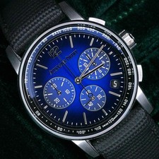 Audemars Piguet Code 11.59 Chronograph Smoked Blue Strap MINT FULL SET 26393BC 21