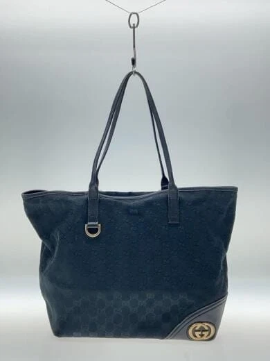 Sac fourre tout GUCCI neuf Blit GG toile toile noire motif total BLK