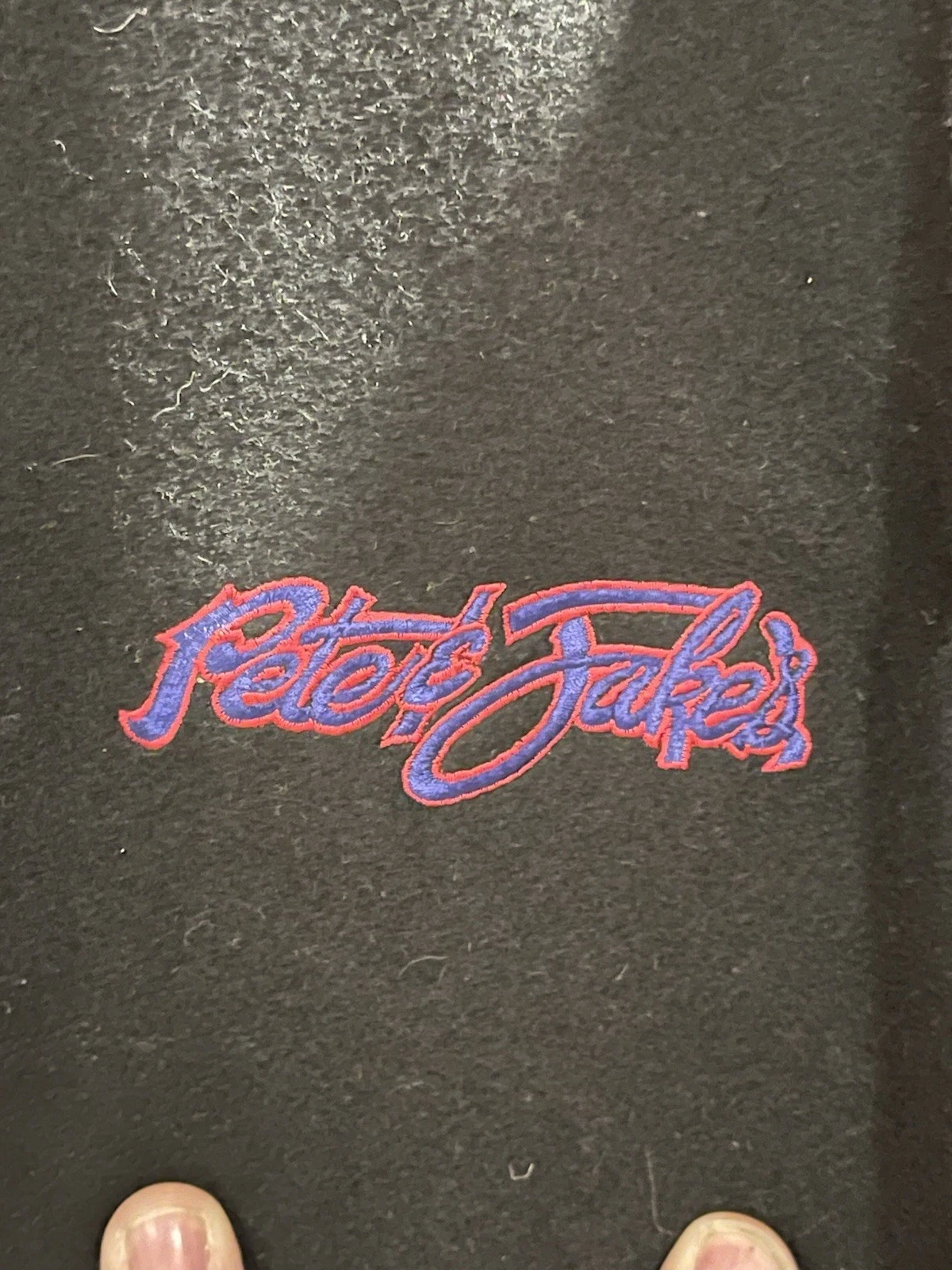 Vintage Pete & Jake’s Hot Rod Parts Jacket Holloway USA Wool Leather XXL - product detail image 3