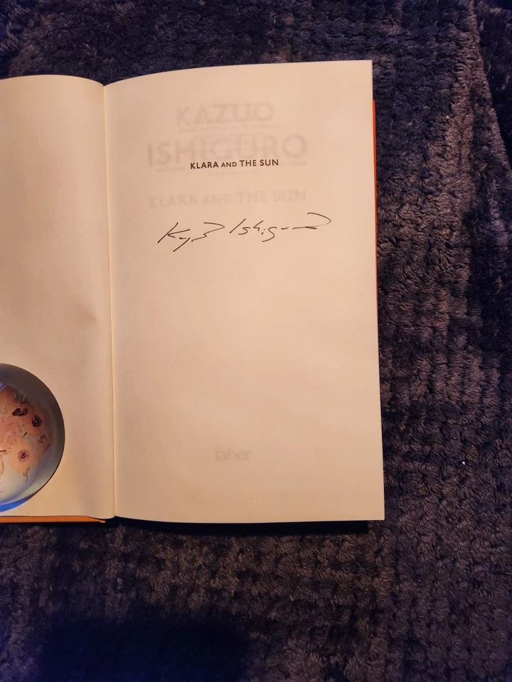 Klara and the Sun byKazuo Ishiguro Signed 1st Edition 1st Print, unread as new - Image 2 of 4