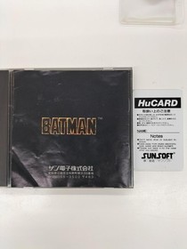 SUNSOFT PC ENGINE SOFT BATMAN Used