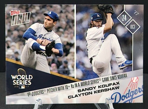 2017 Topps Now 815 Sandy Koufax / Clayton Kershaw