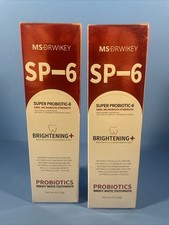 2 PACK SP-6 Super Probiotic-6 Whitening Toothpaste 4.6oz Bright White Whitening