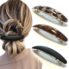 Large Hair Barrette for Women 4 Inch No Slip Not Easy to Break French Hair Clips
