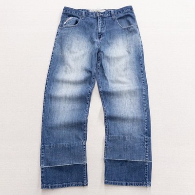 Vintage Paco Jeans Baggy Denim Light Wash 34x30 Y2K Hip Hop Grunge Skater Loose