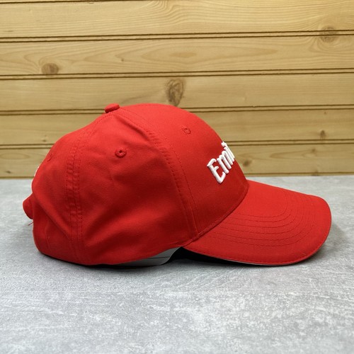 Emirates Fly Better Hat Ball Cap ONE SIZE Adjustable Red Raised 3D Logo - Picture 5 of 8