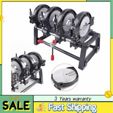 HDPE PP PE Butt Fusion Welding Machine Manual Piping Pipe Fusion Welder 4 Clamps