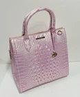 BRAHMIN NWT ROSE WATER CAROLINE SATCHEL ~ GENUINE LEATHER