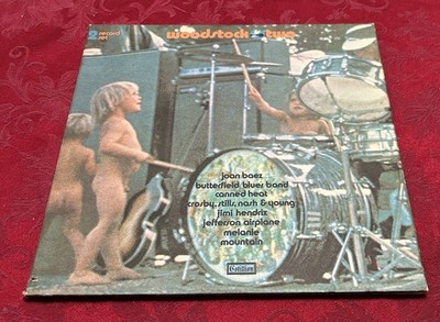 Woodstock Two Three Days Of Peace And Music 2 LP Vinyl Albums 1971. Tri- Fold