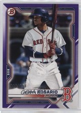 2021 Bowman Prospects Purple Border 76/250 Jeisson Rosario #BP-37 3g6