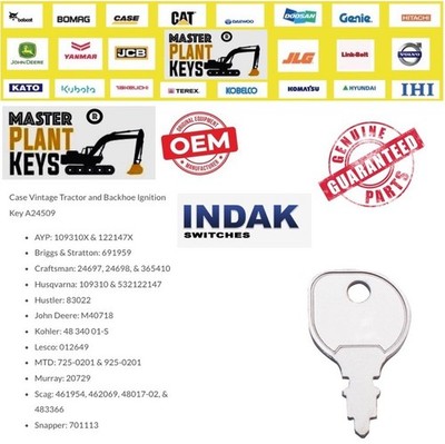 INDAK Geräteschlüssel für Indak Kleinmotor Mehrzweck Master Plant Schlüssel