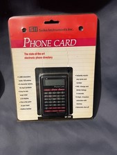 Seiko Instruments Phone Card Calculator Model DF-210 Made in Japan