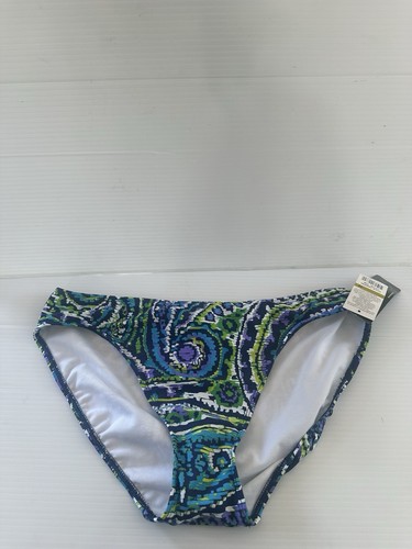Juego de BIKINI HALTER COPA MOLDEADA PAISLEY PAUREN RALPH LAUREN TALLA 14 AZUL VERDE - Imagen 7 de 8