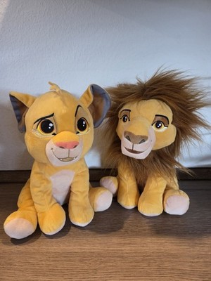 Kuscheltier König Der Löwen Simba+ Mufasa 2er Set 25cm Plüschtier Disney Stoff
