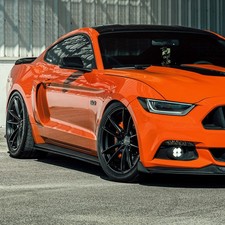 19 Velgen Vf5 Satin Black Concave Wheels Rims Fits Ford Mustang S197