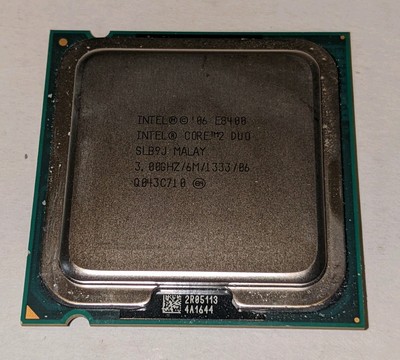 Intel Core 2 Duo E8400 3.00 GHz LGA 775 Desktop Processor SLB9J CPU