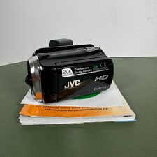 JVC Everio HD GZ HD500BU Camcorder 20x Optical Zoom - Untested